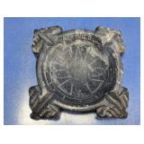 Carved Stone Decorative Ashtray Stand