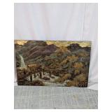 East Asian Style Landscape Painting