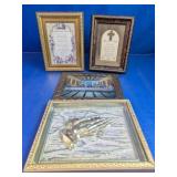 Vintage Religious Framed Wall Art & Decor Lot