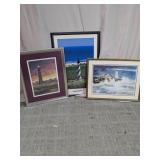 Framed Lighthouse Print Collection