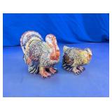 Pair of Turkey Figurines