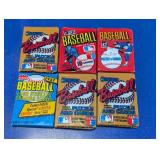 Vintage Unopened Baseball Wax Pack Lot