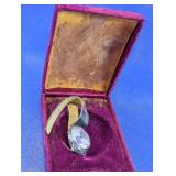 Vtg. Timex Water Resistant Watch w/ Velvet Box