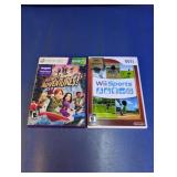 Wii Sports & Kinect Adventures Video Games Lot