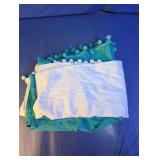 Pom-Pom Trim Curtain Panels Set