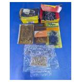 Assorted Nails, Hooks & Fasteners Lot