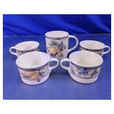 Fruit Pattern Ceramic Mug & Cup Set