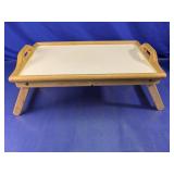 Wood Folding Bed Serving Tray