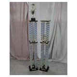 Large Vintage "Best Of Show" Car Trophies Duo
