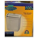 400 Shred Paper Shredder with Bin