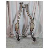 Dual Exhaust Pipe Assembly w/ Converters