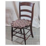 Ladder Back Wooden Side Chair