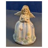 Porcelain Angel Bell Figurine