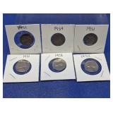 Vintage Jefferson Nickel Coin Collection Lot
