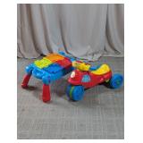 Kids Activity Table & Ride-On Tricycle