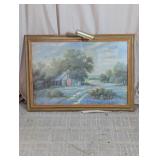 Framed Bluebonnet Landscape Wall Art