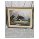 Dalhart Windberg Framed Country Windmill Print