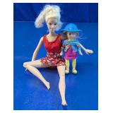 Vintage Pink Hair Troll Doll Figures Trio