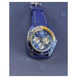 Nautica Blue & Yellow Chronograph Wristwatch