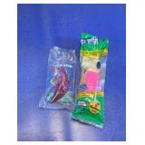 Vintage PEZ Snoopy & Wack-O-Wax Lips Candy