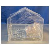 Clear Acrylic Window Bird Feeder Set