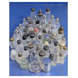 Assorted Vintage Glass Salt and Pepper Shakers