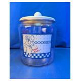 Pillsbury Doughboy Glass Goodies Cookie Jar