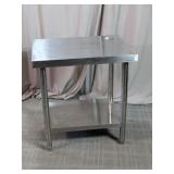 Stainless Steel Prep Table w/Undershelf & Hooks