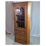 Tell City Andover Corner Display Cabinet