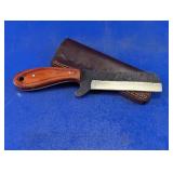 Handcrafted Fixed Blade Cleaver Knife w/ Sheath