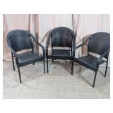 Outdoor Wicker Patio Chairs Set