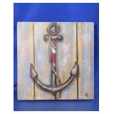 Canvas Anchor Wall Art