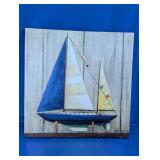 Canvas Sailboat Wall Art