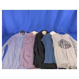 Men's Casual Button-Front & Reebok Shirt Set