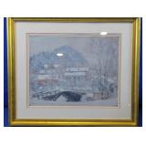 Claude Monet 1895 'Sandvika, Norway' Framed Print