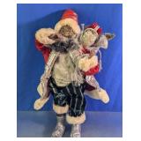 African American Santa Claus Figure