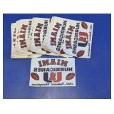 Miami Hurricanes  National Champions Decals Lot