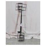 Black Metal Floor Candle Holder Candelabra Lot