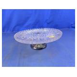 William Adams Crystal Cake Stand