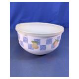 Enamelware Fruit Nesting Bowls w/ Lids Set