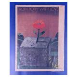 Milton Glaser From Poppy With Love Poster
