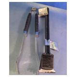 BBQ Tongs & Grill Scraper Set