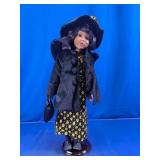 Porcelain Victorian-Style Lady Doll