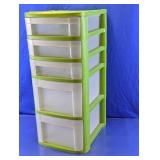 5-Drawer Plastic Storage Organizer