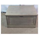 Home Meridian Grey Single-Drawer Cabinet Side