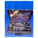Vintage Musical Clarinet with Carrying Case