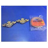 Vtg. Brass Handles & Creative Twist Craft Cord Lot