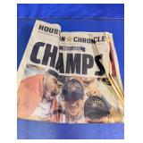 Houston Chronicle World Series Newspaper