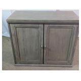 Home Meridian Grey 2-Door Accent Cabinet