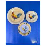 Oneida Morning Rooster Stoneware Set